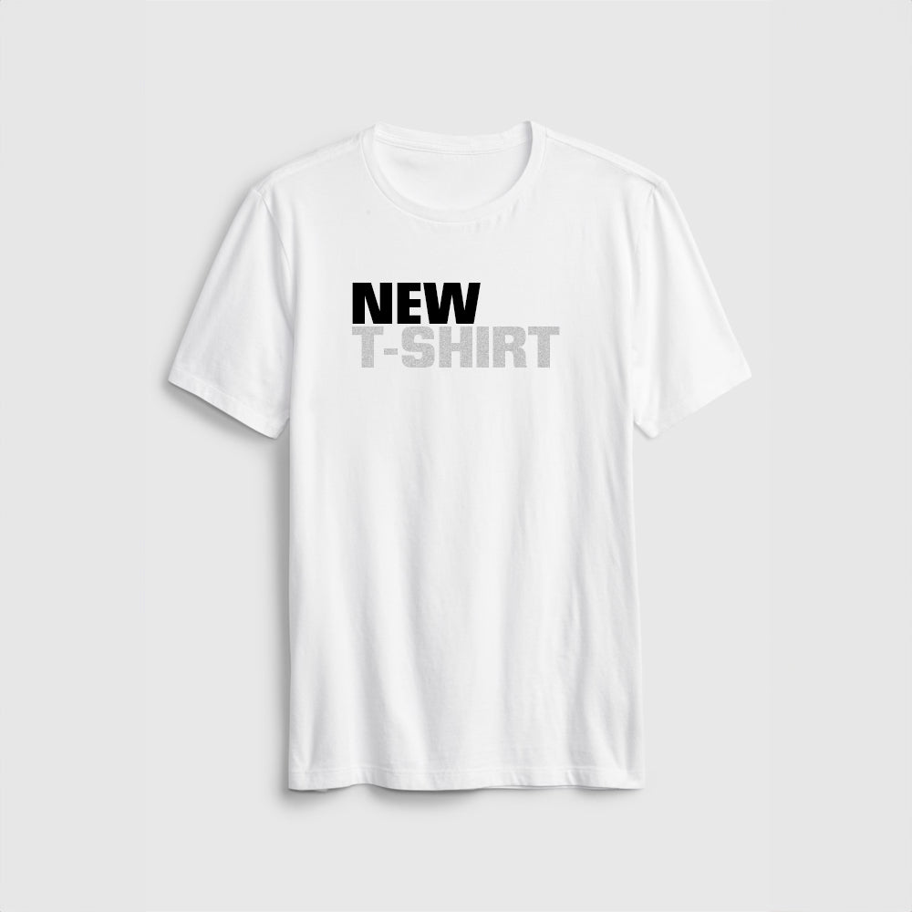 New T-Shirt Silver