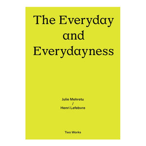 The Everyday and Everydayness