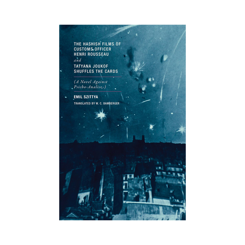 Book cover with blue night sky and cityscape, featuring text about films and authors.