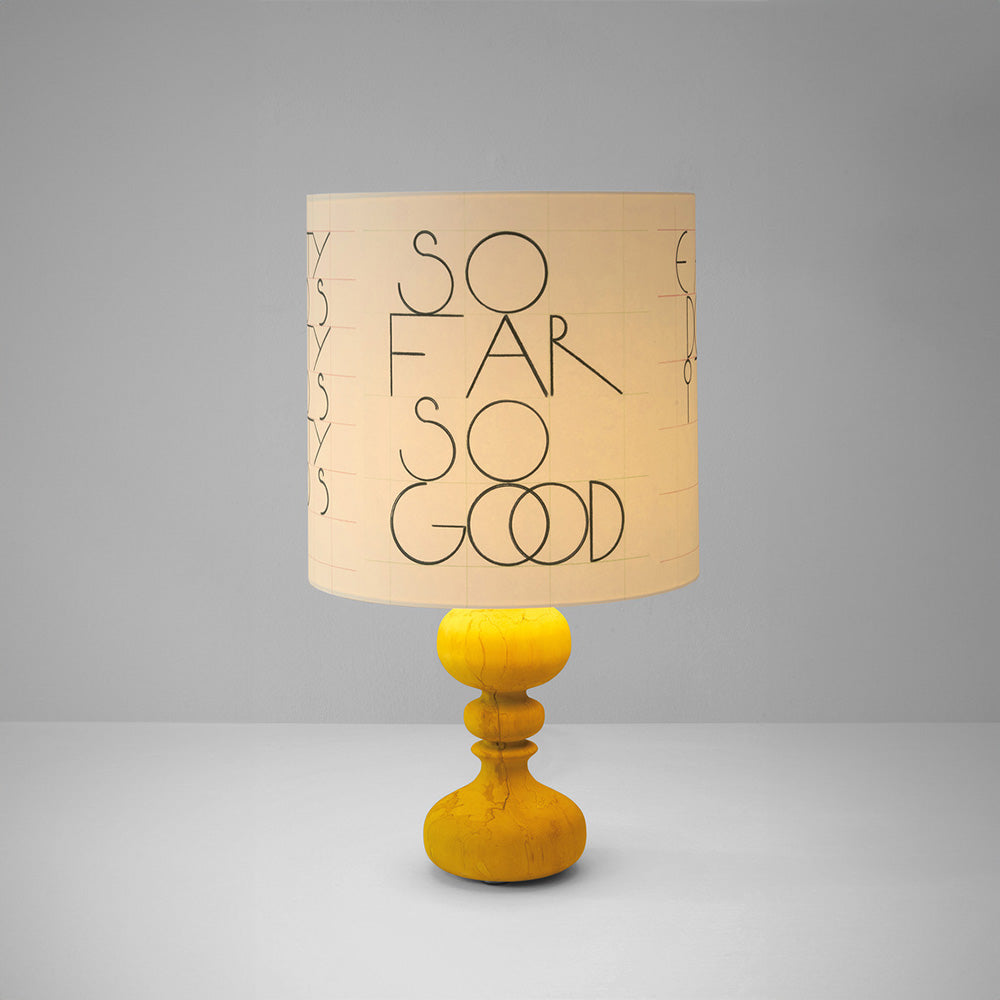 SO FAR SO GOOD (lamp edition). - Yellow
