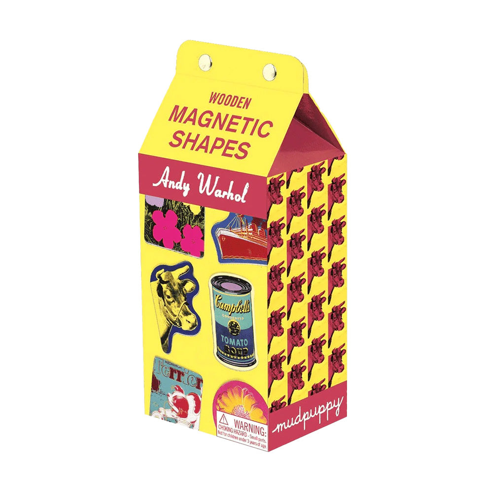 Andy Warhol Wooden Magnetic Shapes Set
