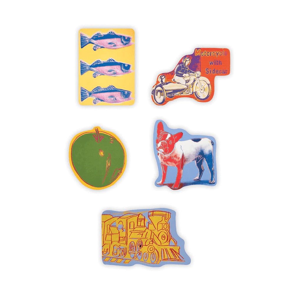 Andy Warhol Wooden Magnetic Shapes Set
