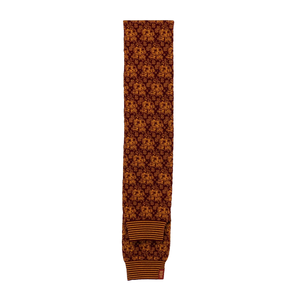 Jacquard Scarf Edition, Burgundy by Tigerbob