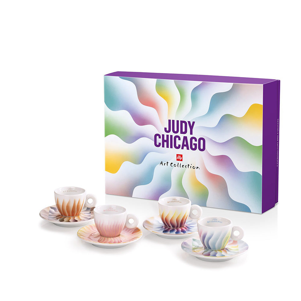 Judy Chicago x Illy Set of 4 Espresso Cups