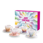 Judy Chicago x Illy Set of 4 Cappuccino Cups
