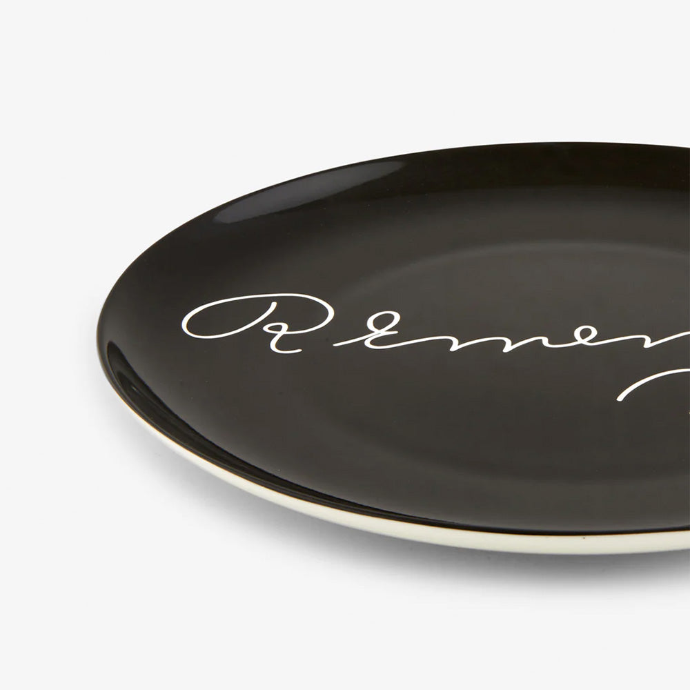 Remember Me Plate by Hank Willis Thomas