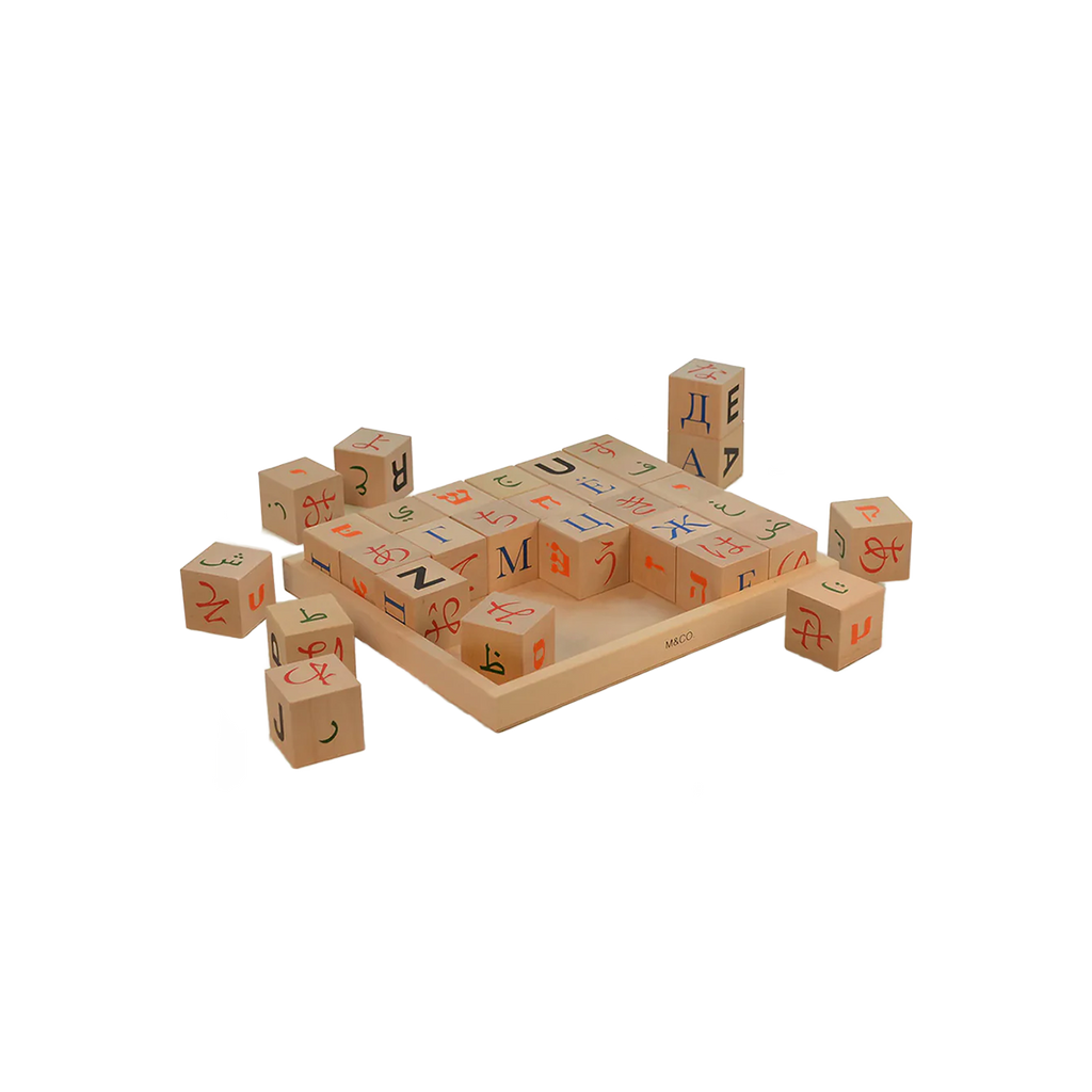 Tibor Kalman Global Alphabet Blocks