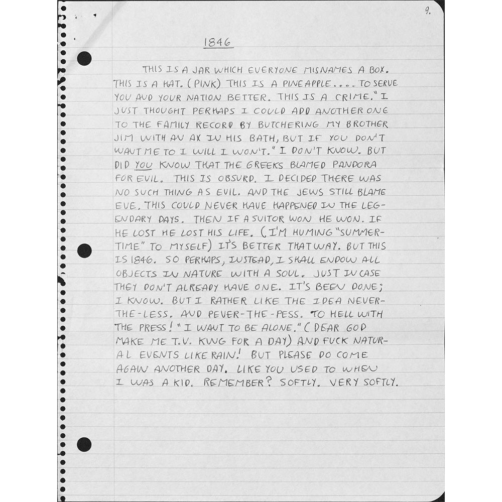 Love, Joe: The Selected Letters of Joe Brainard