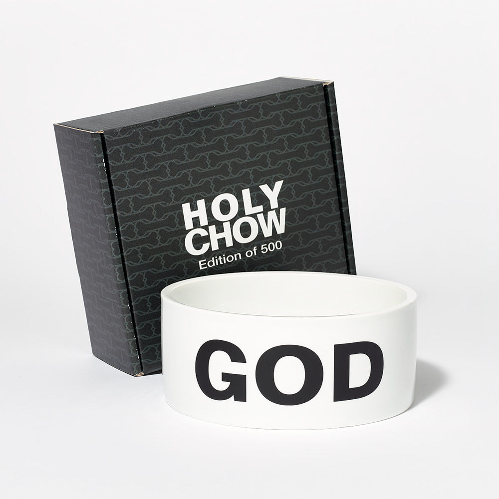 
                
                    Load image into Gallery viewer, Holy Chow Dog Bowl by LigoranoReese
                
            
