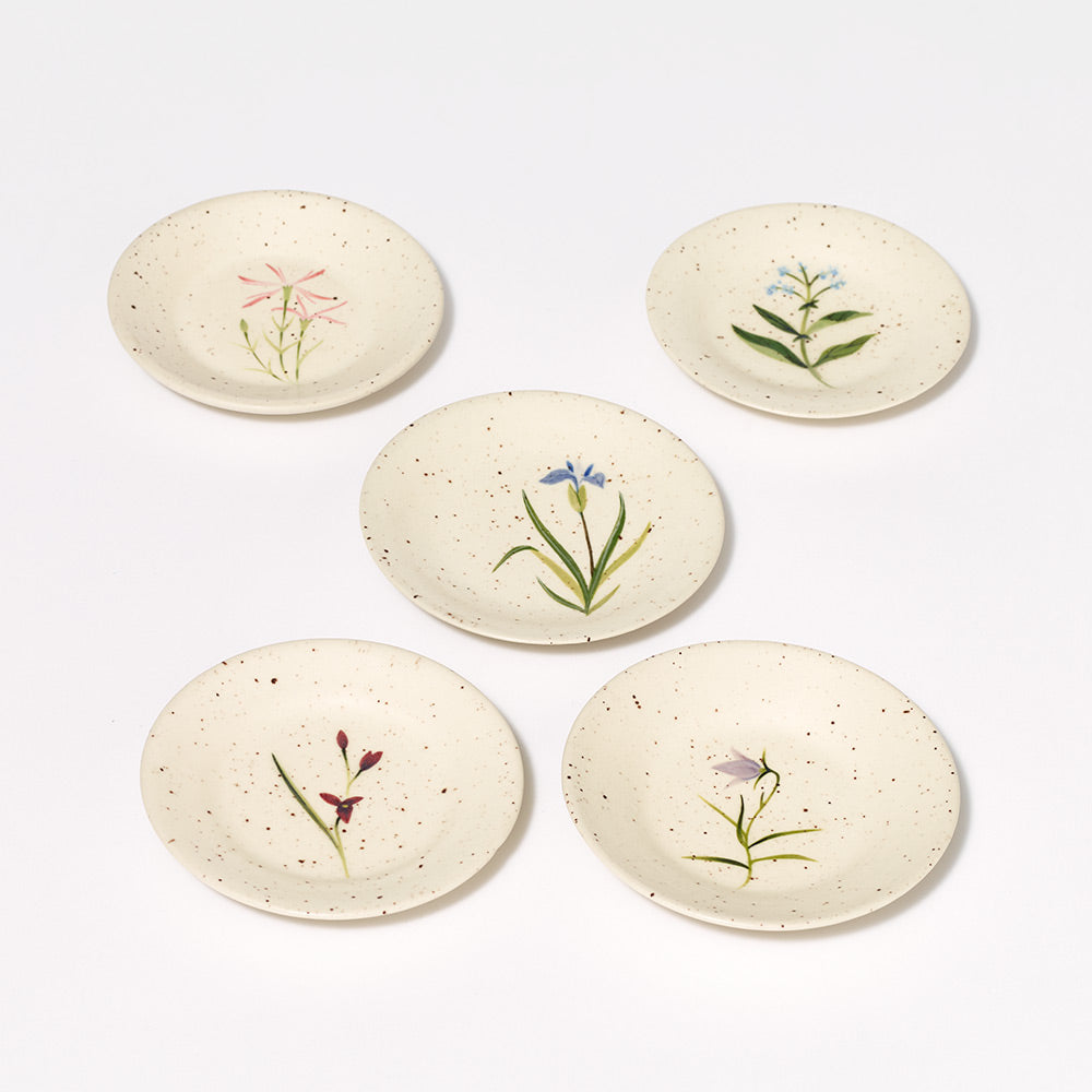 Wildflower Dishes (set of 5) by Jess Chen