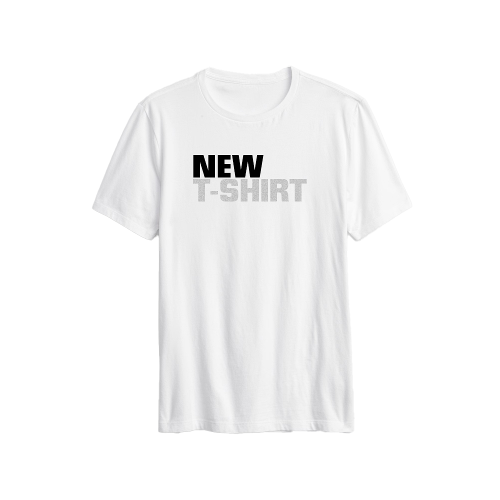 New T-Shirt Silver