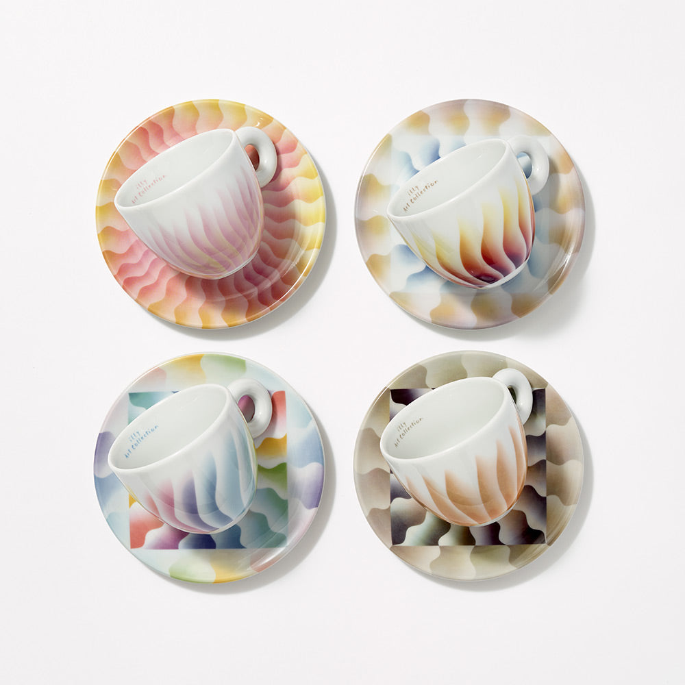 Judy Chicago x Illy Set of 4 Cappuccino Cups
