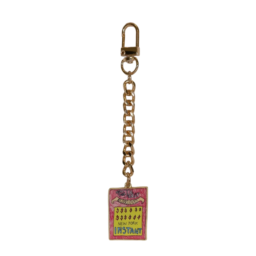 NY Lotto Scratch Bag Charm Chain