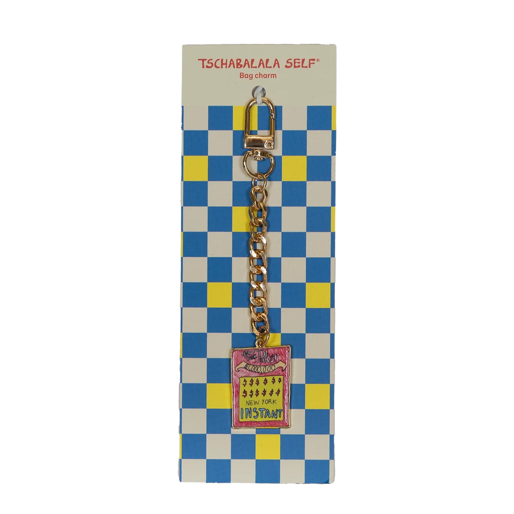 NY Lotto Scratch Bag Charm Chain