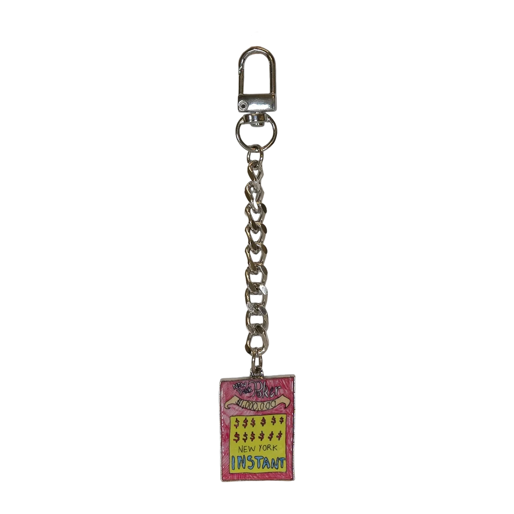 NY Lotto Scratch Bag Charm Chain