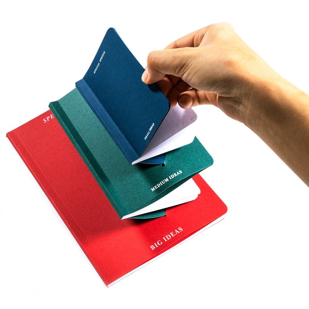 Small Medium Big Ideas Notebook Set