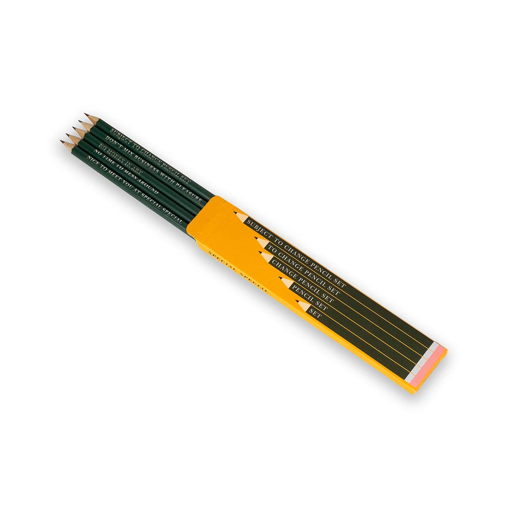 Subject to Change Pencil Set