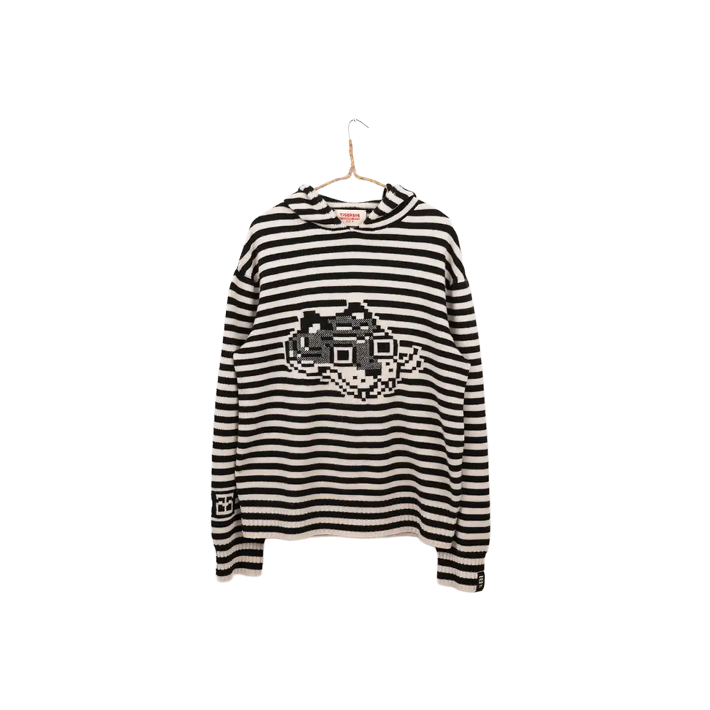 Super Striped Jacquard Hoodie Edition (Black/White)
